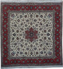 Load image into Gallery viewer, 6.6 x 6.6 Square Authentic Persian Tabriz Rug Handmade Iran Wool and Silk 400 KPSI #PIX-21859