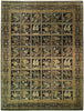 Load image into Gallery viewer, 10.4 x 13.7 Unique Handmade Agra Rug Black #PIX-16711 B