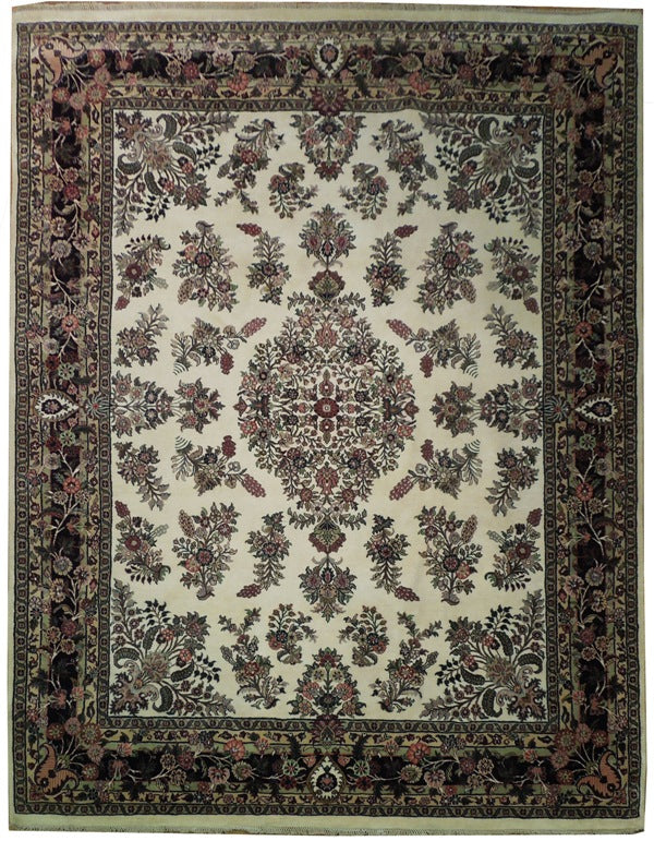 8 x 10 Quality Handmade Jaipur Sarouk Rug