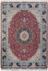 Load image into Gallery viewer, 9.7 x 13.8 Super High Quality 70 Raj Authentic Persian Tabriz Rug Handmade Iran Wool and Silk on Silk 500 KPSI #PIX-21912