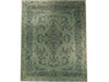 Load image into Gallery viewer, 7.9 x 10.7 GREEN Persian Kashan Rug #PIX-15330
