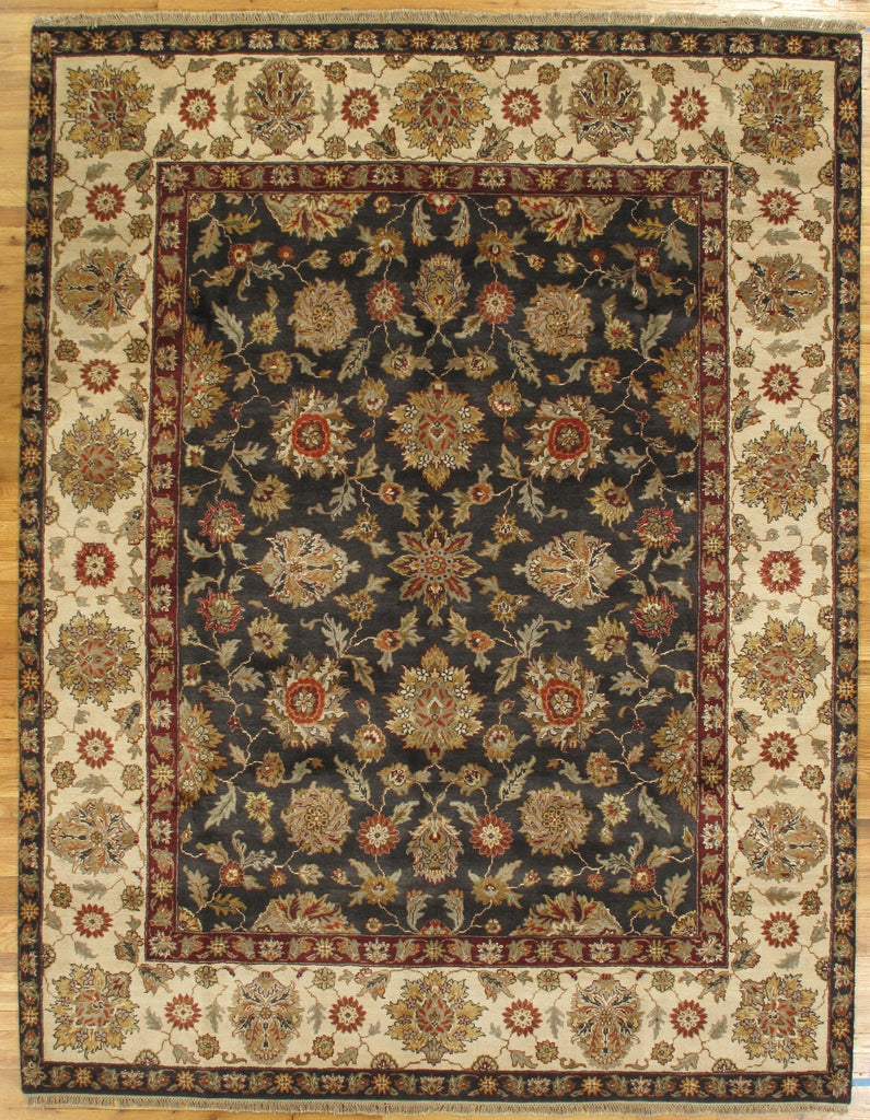 8 x 10.3 Quality Jaipur Rug Blue Black
