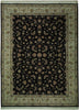 Load image into Gallery viewer, 8.7 x 11.7 Wool and Silk Handmade Rug Black #PIX-17451