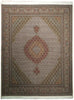Load image into Gallery viewer, 6.6 x 8.4 Authentic Persian Tabriz Mahi Rug Ivory #PIX-19992