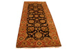 Load image into Gallery viewer, 4.1 x 9.11 Wide Quality Handmade Jaipour Runner BALCK #PIX-12827
