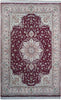 Load image into Gallery viewer, 6.6 x 10 High Quality Signed Persian Tabriz Rug Wool and Silk on Silk #PIX-21973