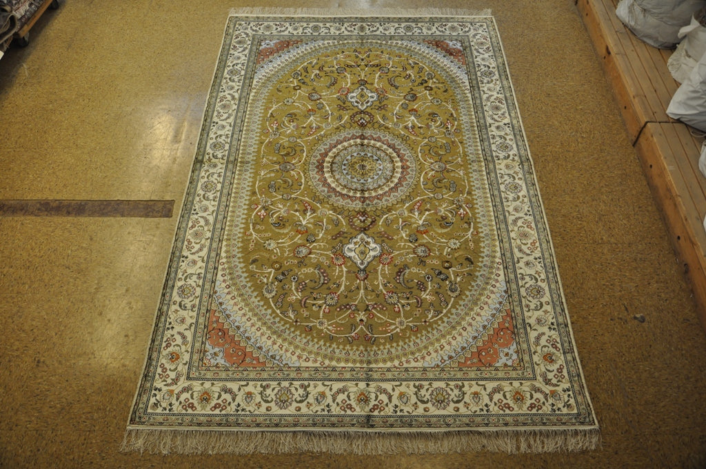 6 x 9 Traditional Persian Durable Floor Wool Transitional Decor Rug 