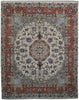 Load image into Gallery viewer, 6.9 x 8.2 Authentic Persian Tabriz Rug Handmade Iran Wool and Silk #PIX-21996