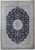 Load image into Gallery viewer, 8.3 x 11.8 Authentic Persian Nain Rug Wool and Silk #PIX-21888