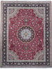 Load image into Gallery viewer, 9.10 x 12.8 High Quality Authentic Persian Tabriz Rug Handmade Iran Wool and Silk 400 KPSI #PIX-21905