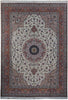 Load image into Gallery viewer, 9.7 x 13.3 High Quality Authentic Persian Tabriz Rug Handmade Iran Wool and Silk on Silk 500 KPSI #PIX-21920