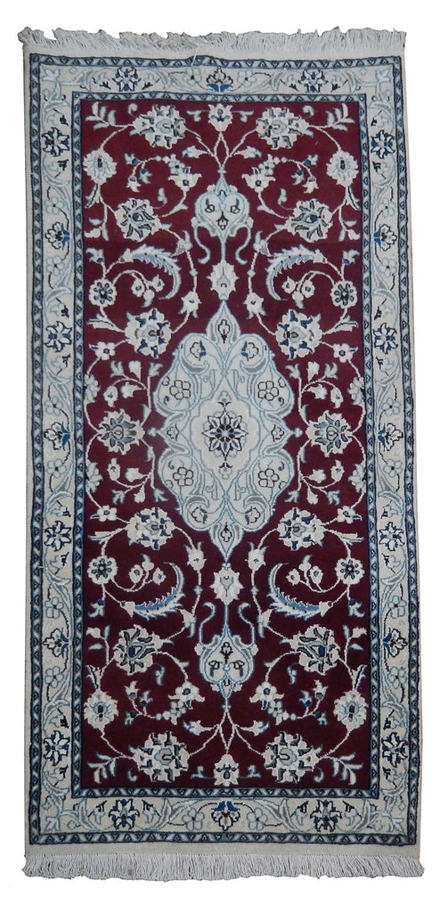 2.2 x 4.6 Persian Nain Rug Handmade Iran #PIX-23060
