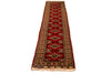 Load image into Gallery viewer, 10&#39; Feet Runner Handmade Jaldar Bokhara Rug #PIX-14454
