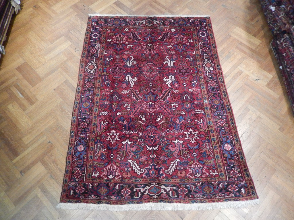 6.7 x 9.3 Semi-Antique Persian Heriz All Over pattern #PIX-22799