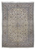 Load image into Gallery viewer, 8.1 x 11.7 Signed Authentic Persian Ivory Kashan Rug #B-80997