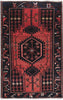 Load image into Gallery viewer, 3.5 x 5 Persian Tribal Dark Colors Hamadan #PIX-82663