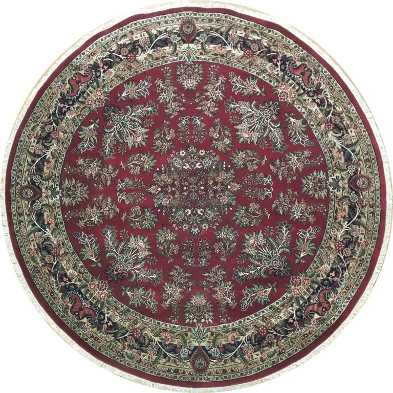 8 x 8 ROUND Jaipour Wool Rug  #PIX-20428