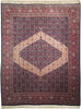 Load image into Gallery viewer, 8 x 10 High Quality Persian Sannadaj Bijar Wool on Silk Rug #PIX-18649