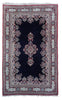 Load image into Gallery viewer, 6 x 9.2 Handmade Turkish Rug Open Field Kerman BLUE Arabic Writing #PIX-23139