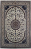 Load image into Gallery viewer, 6.8 x 10.2 High Quality Authentic Persian Nain Rug 6 LA Handmade Iran Wool and Silk 500 KPSI Signed Habibian #PIX-22000
