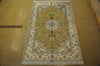 Load image into Gallery viewer, 5 x 8 Classic Hand-Knotted Golden Rug Raised Silk Pile #PIX-27420