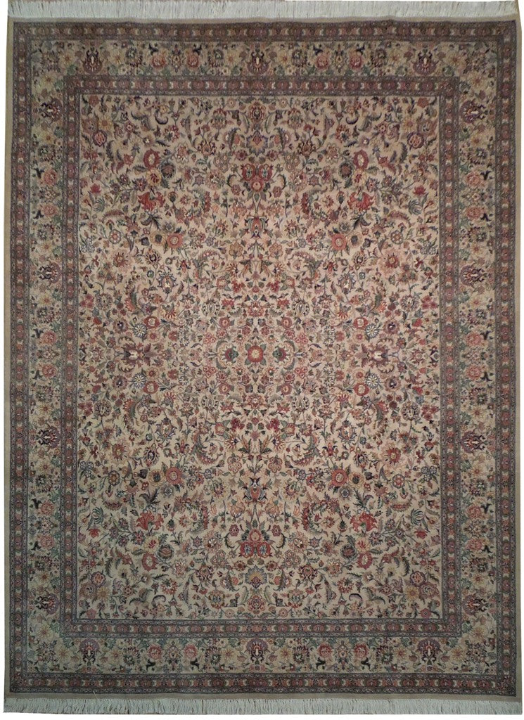 8 x 10.4 Hand-Knotted Wool Handmade Persian Pictorial Artistic Rug