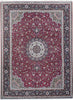 Load image into Gallery viewer, 9.8 x 12.10 High Quality Authentic Persian Tabriz Rug Handmade Iran Wool and Silk 400 KPSI #PIX-21871