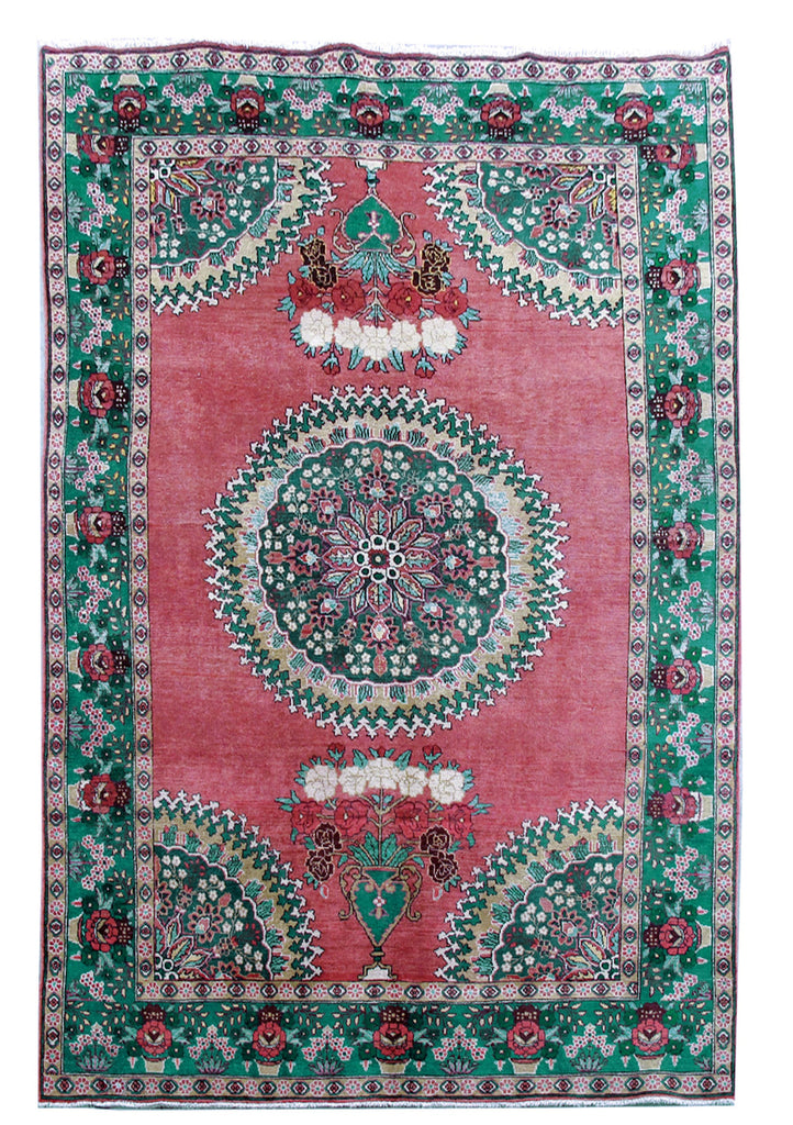 6.3 x 9.5 Pre Owned Persian Tabriz Rug