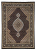 Load image into Gallery viewer, 5.6 x 8 Quality Wool and Silk Mahi Tabriz Herati Handmade Rug #B-70179