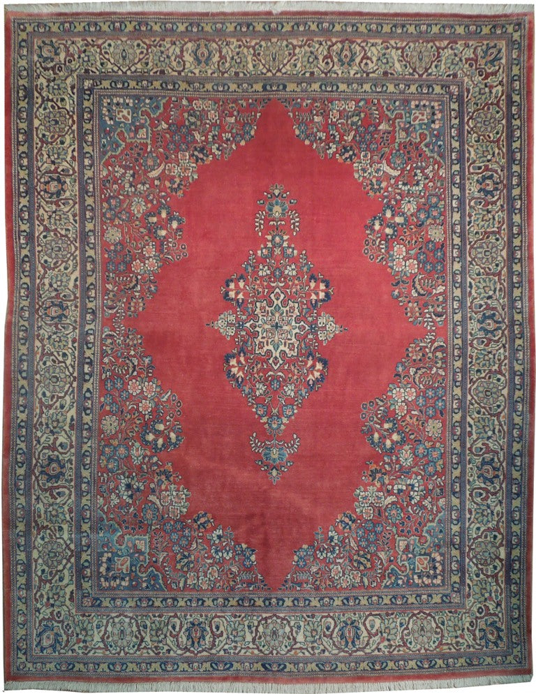 8.6 x 10.6 Quality Persian Qazvin Kerman Rug Dense Fine Weave #PIX-18174