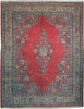 Load image into Gallery viewer, 8.6 x 10.6 Quality Persian Qazvin Kerman Rug Dense Fine Weave #PIX-18174