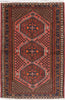 Load image into Gallery viewer, 3.2 x 5 Persian Hamadan Tribal Rug Pink Red #PIX-82721