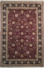 Load image into Gallery viewer, 5.9 x 8.9 Quality New Handmade Rug Wool and Silk Burgundy #PIX-19166