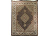 Load image into Gallery viewer, 5.5 x 7.10 New Tabriz Mahi Rug Wool and Silk Handmade India #PIX-15781