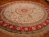 Load image into Gallery viewer, 10.0 x 10.0 Feet Hand-knotted Round Silk Rug