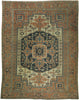 Load image into Gallery viewer, 9.4 x 12 Rare Antique Serapi Rug 1930's