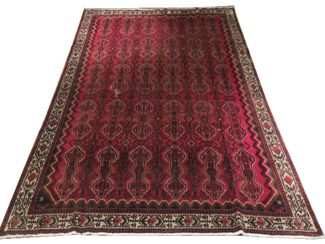 8.9 x 11 Semi-Antique Persian Tribal Hamadan Rug #PIX-15326