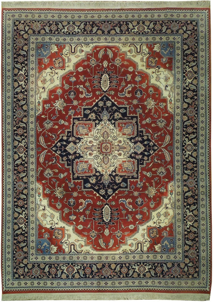 8.6 x 11.6 New Serapi Rug Dense Soft Silky Wool