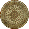 Load image into Gallery viewer, 8.0 x 8.0 Feet ROUND Fine Handmade Wool and Silk Rug#PIX-20921