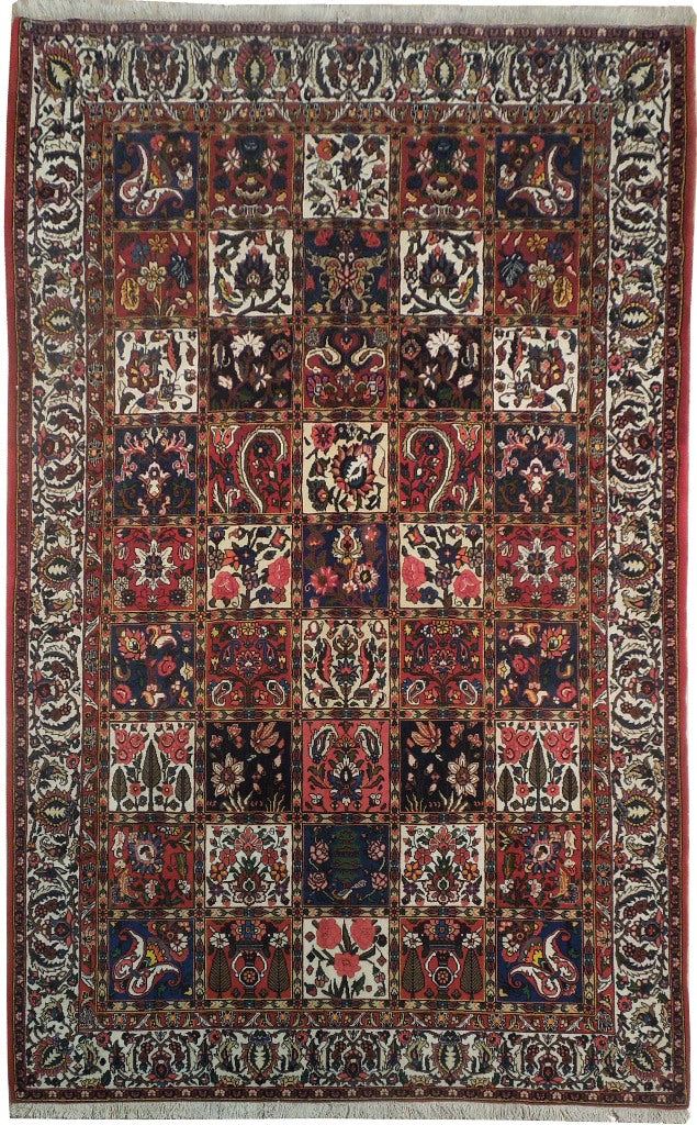 6.9 x 10.7 Persian Bakhtiar Garden Rug #PIX-18135