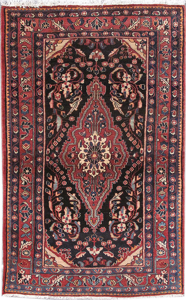 3.5 x 5.3 Persian Lilihan Rug Iran #PIX-82744