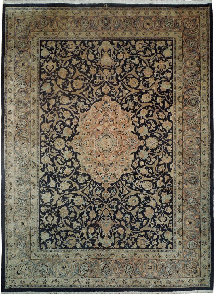 SIGNED Semi-Antique Persian Tabriz Rug 8.3 x 11.1 #PIX-18173