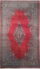 Load image into Gallery viewer, 7.1 x 11.7 Genuine Persian Sarouk Open Field ODD SIZED Kerman Rug #PIX-18181