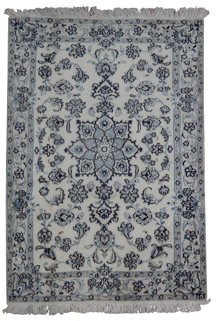 2.9 x 3.9 Persian Nain Rug Handmade Iran #PIX-23049