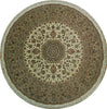 Load image into Gallery viewer, 7 x 7 feet ROUND fine weave Quality Wool and Silk Rug    #PIX-17191
