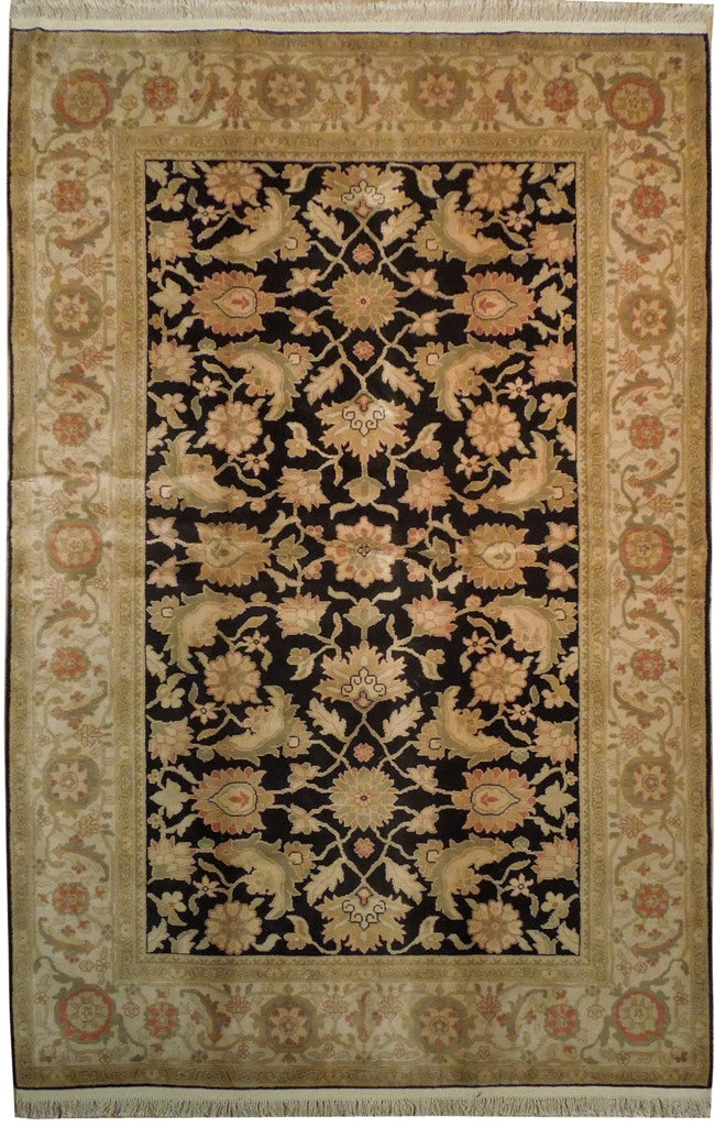 5.10 x 9.0 Chobi handmade Egypt Rug BLACK #PIX-18862