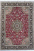 Load image into Gallery viewer, 8.4 x 11.7 Authentic Fine Quality Persian Tabriz Carpet Handmade Iran Wool and Silk 400 KPSI #PIX-21866