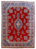 Load image into Gallery viewer, 9 x 12.5 Traditional Wool Silk Hamadan Rug 