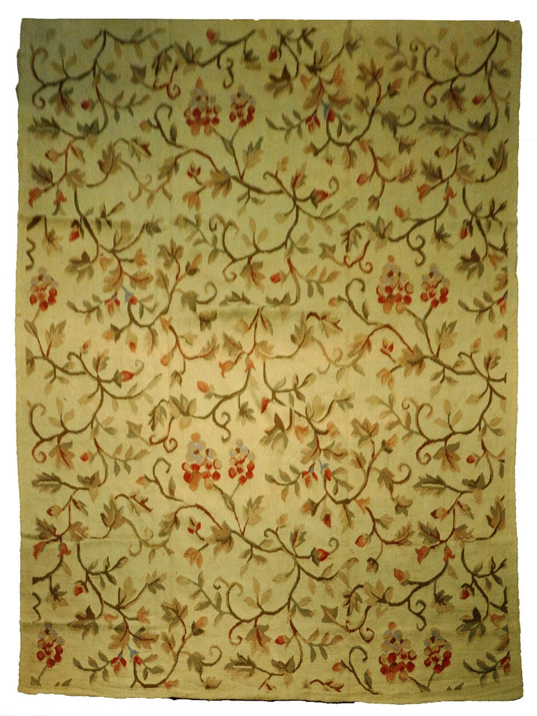 10 x 14 Needle Point Rug French Floral