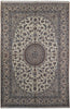 Load image into Gallery viewer, 6.9 x 10 Signed Habibian Super Fine Persian Nain Rug 6 LA 500 KPSI Wool and Silk Handmade Iran #PIX-22003